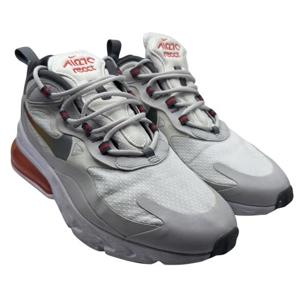 Nike Air Max 270 React Gradient CD6615-100 Size 7 White Gray Red Running  Shoes